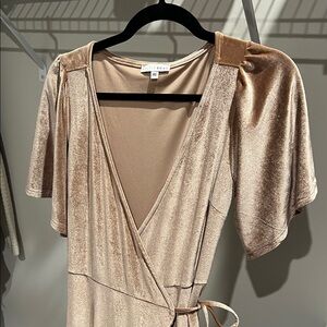 Velvet Wrap Bridesmaid Dress - Size XS Baltic Born